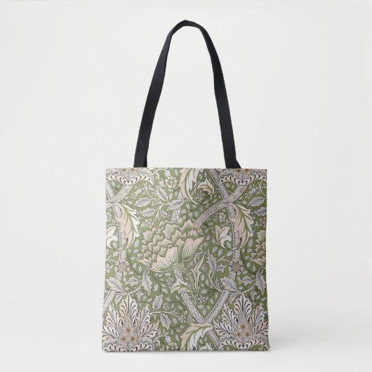 William Morris' Windrush (1917-1925) Bloemenpatroo Tote Bag (Voorkant)