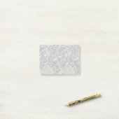 William Morris Windrush Blauw Bloempatroon Post-it® Notes (Op bureau)