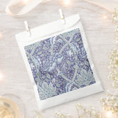 William Morris Windrush blauwe bloemen Bedankzakje (Geknipt)