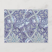 William Morris Windrush blauwe bloemen Briefkaart (Voorkant)