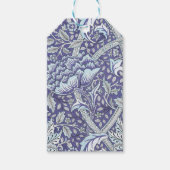 William Morris Windrush blauwe bloemen Cadeaulabel (Voorkant)