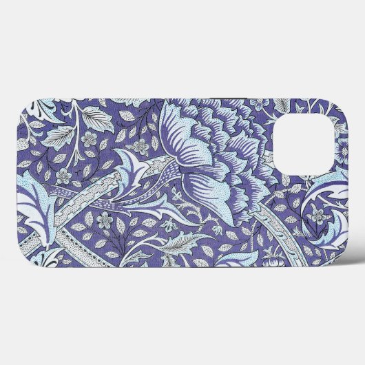 William Morris Windrush blauwe bloemen Case-Mate iPhone Case (Achterkant (horizontaal))