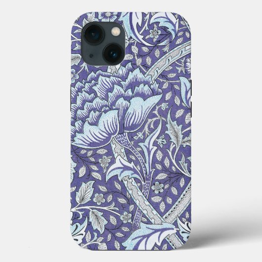 William Morris Windrush blauwe bloemen Case-Mate iPhone Case (Achterkant)