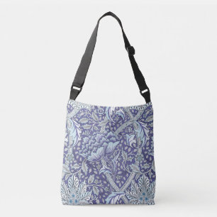 William Morris Windrush blauwe bloemen Crossbody Tas