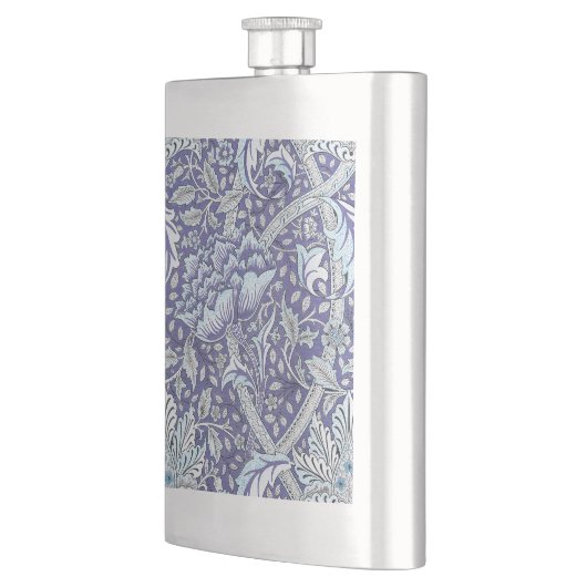 William Morris Windrush blauwe bloemen Flacon (Links)