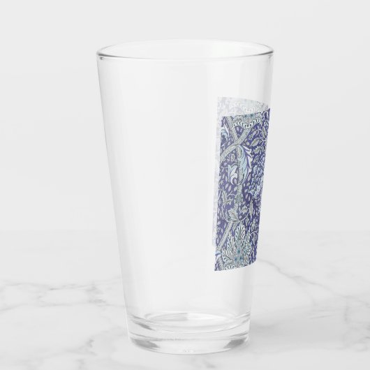 William Morris Windrush blauwe bloemen Glas (Rechts)