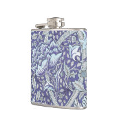 William Morris Windrush blauwe bloemen Heupfles (Links)