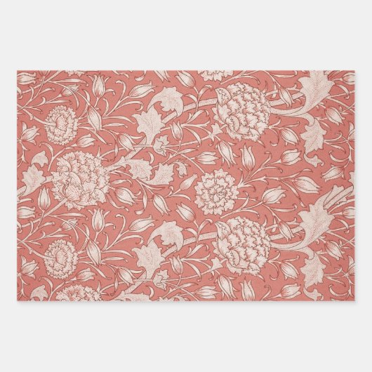 William Morris Windrush blauwe bloemen Inpakpapier Vel (Voorkant 3)