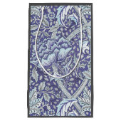 William Morris Windrush blauwe bloemen Klein Cadeauzakje (Voorkant)