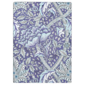 William Morris Windrush blauwe bloemen Klembord (Achterkant)