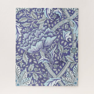 William Morris Windrush blauwe bloemen Legpuzzel
