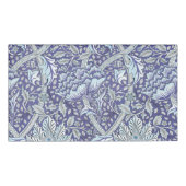 William Morris Windrush blauwe bloemen Naambadge (Voorkant)