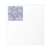William Morris Windrush blauwe bloemen Notitieblok (Voorkant)