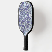 william morris windrush blauwe bloemen pickleball paddle (Links)