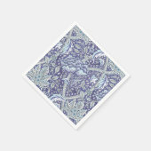 William Morris Windrush blauwe bloemen Servet (Hoek)