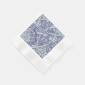 William Morris Windrush blauwe bloemen Servet (Hoek)