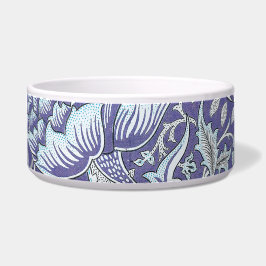 William Morris Windrush blauwe bloemen Voerbakje