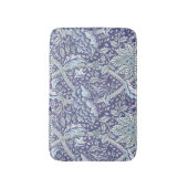 William Morris Windrush Blauwe Bloempatroon Badmat (Voorkant Verticaal)