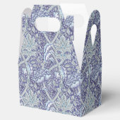 William Morris Windrush Blauwe Bloempatroon Bedankdoosjes (Geopend)
