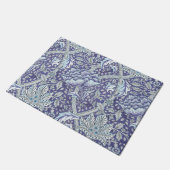 William Morris Windrush Blauwe Bloempatroon Deurmat (Schuin)