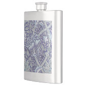 William Morris Windrush Blauwe Bloempatroon Flacon (Links)