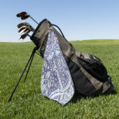 William Morris Windrush Blauwe Bloempatroon Golfhanddoek (Groen)