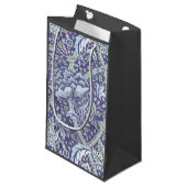 William Morris Windrush Blauwe Bloempatroon Klein Cadeauzakje (Voorkant Gekanteld)
