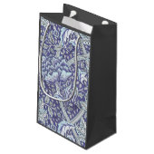 William Morris Windrush Blauwe Bloempatroon Klein Cadeauzakje (Achterkant Gekanteld)