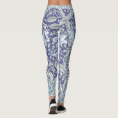 William Morris Windrush Blauwe Bloempatroon Leggings (Achterkant)