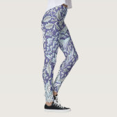 William Morris Windrush Blauwe Bloempatroon Leggings (Rechts)