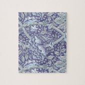 William Morris Windrush Blauwe Bloempatroon Legpuzzel (Verticaal)