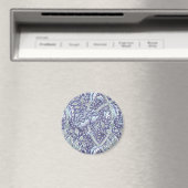 William Morris Windrush Blauwe Bloempatroon Magneet (Insitu (Vaatwasser))