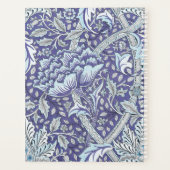 William Morris Windrush Blauwe Bloempatroon Planner (Achterkant)