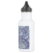 William Morris Windrush Blauwe Bloempatroon Waterfles (Rechts)