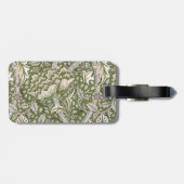 William Morris Windrush bloemen klassieker Bagagelabel (Achterkant horizontaal)