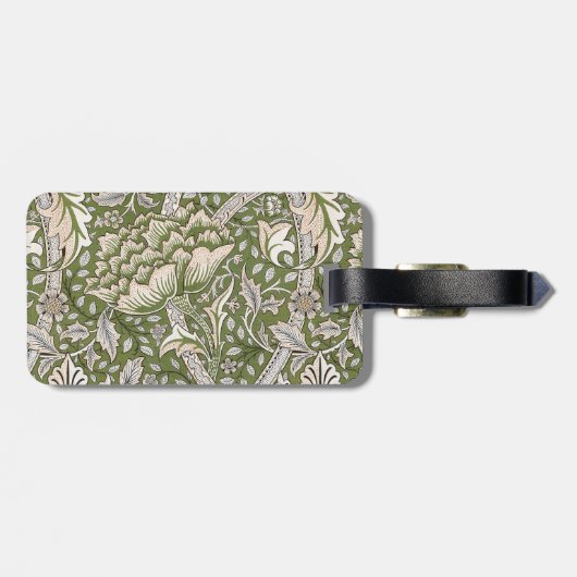 William Morris Windrush bloemen klassieker Bagagelabel (Achterkant horizontaal)