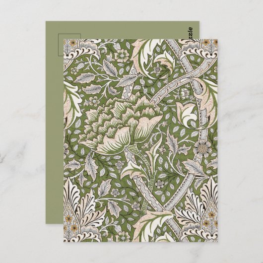 William Morris Windrush bloemen klassieker Briefkaart (Voorkant / Achterkant)