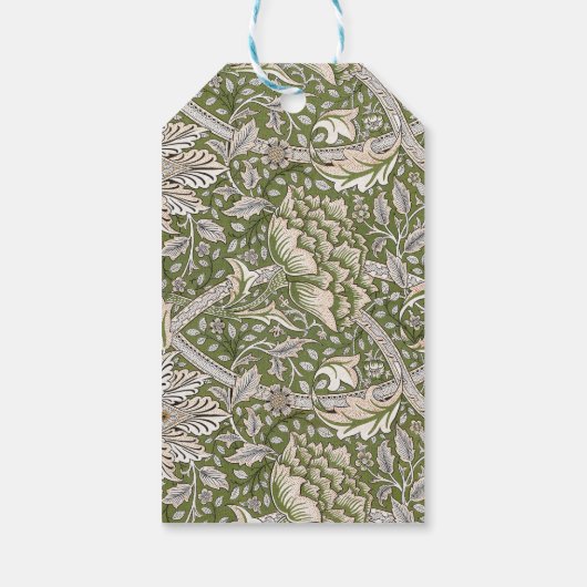 William Morris Windrush bloemen klassieker Cadeaulabel (Achterkant)