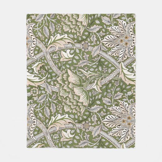William Morris Windrush bloemen klassieker Fleece Deken (Voorkant)