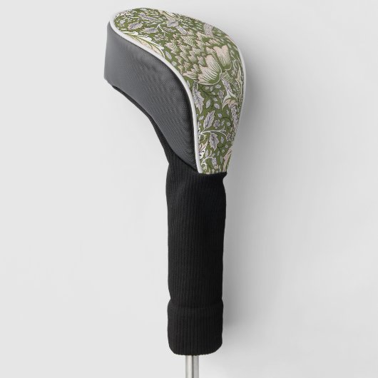 William Morris Windrush bloemen klassieker Golfheadcover (Schuin)