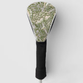 William Morris Windrush bloemen klassieker Golfheadcover (Voorkant)