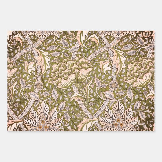 William Morris Windrush bloemen klassieker Inpakpapier Vel (Voorkant 3)