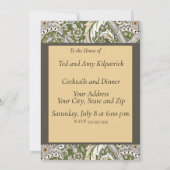 William Morris Windrush bloemen klassieker Kaart (Achterkant)