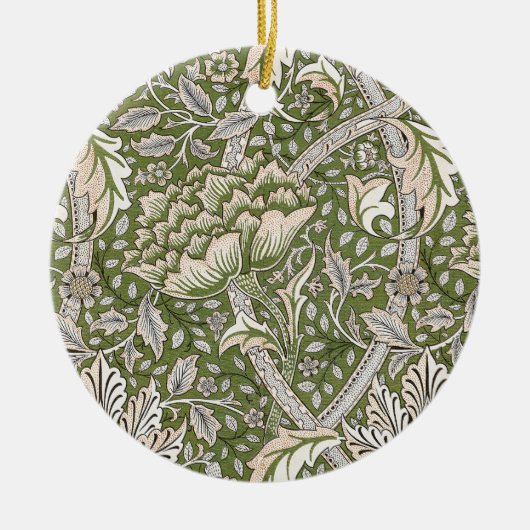 William Morris Windrush bloemen klassieker Keramisch Ornament (Voorkant)
