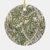 William Morris Windrush bloemen klassieker Keramisch Ornament (Achterkant)