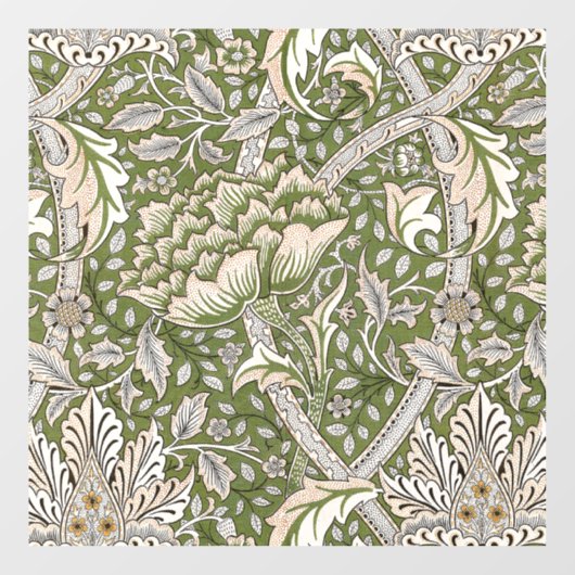 William Morris Windrush bloemen klassieker Raamsticker (Vel)