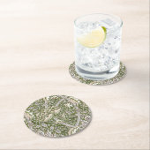 William Morris Windrush bloemen klassieker Ronde Kartonnen Onderzetter (Insitu)