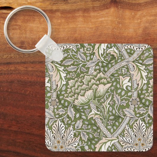 William Morris Windrush bloemen klassieker Sleutelhanger (Voorkant)
