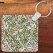 William Morris Windrush bloemen klassieker Sleutelhanger (Achterkant)