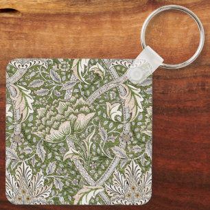 William Morris Windrush bloemen klassieker Sleutelhanger